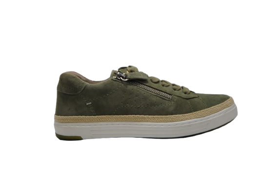 Midori – Women's Suede Sneaker in Forest Olive