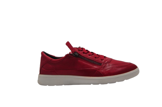 Akane – Women's Crimson Ember Leather Sneakers